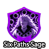 badge Six Paths Sage