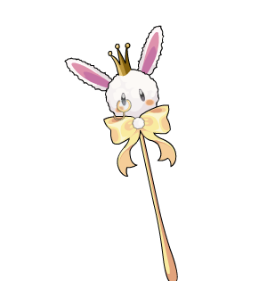 Easter Bunny in Guise Wand