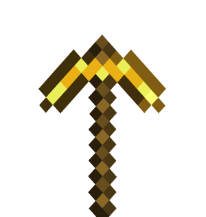 Sandbox Gold Pickaxe