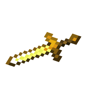 Sheathed Golden Sword
