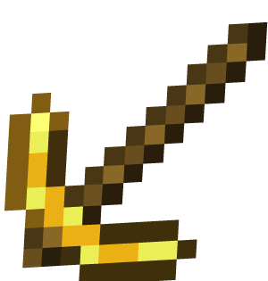 Sheathed Gold Pickaxe