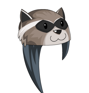 Romantic Raccoon Helm