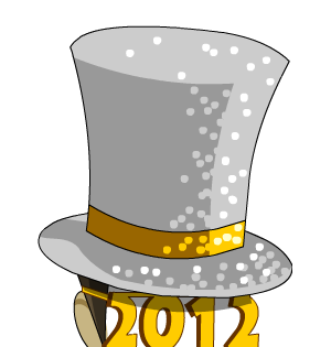 Classy 2012 New Years Hat