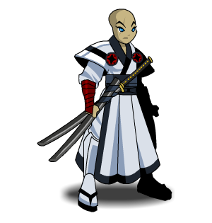 White Samurai Robe male