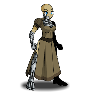 Damaged Cyber Peasant male