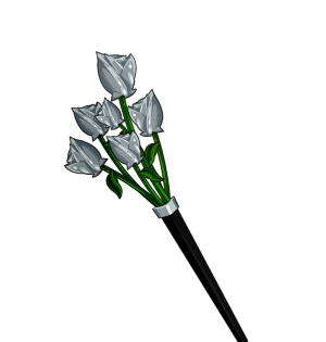 Silver Bouquet-on-Your-Back