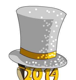 Classy 2014 New Years Hat
