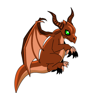 Baby Red Dragon on Yer Back