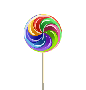 Rainbow Lollipop