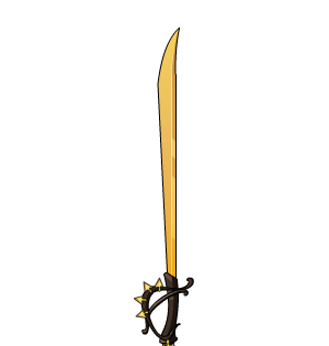 Golden Naval Sabre