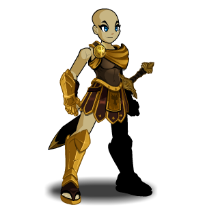 Golden Firestorm Knight male