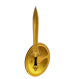 Golden Blade and Shield