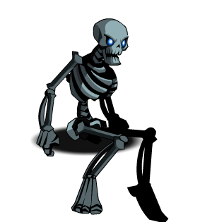 Sitting Skeleton (Right)