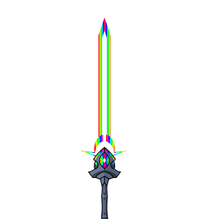 Dual Rainbow Star Sword