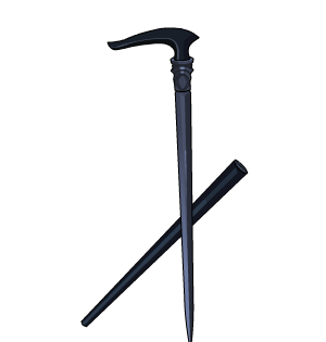 Ghastly Cane with Sheath