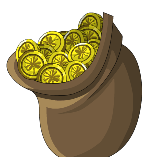 Sack of Pirates Gold