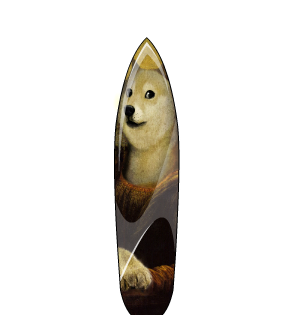 Doge Surfboard #5