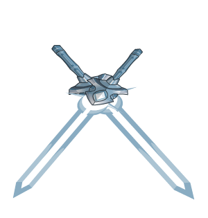 Platinum Starsword Backblades