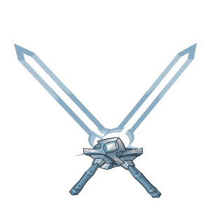 Reversed Platinum Starsword Backblades