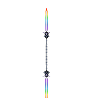 Dual Rainbow Star Polearm