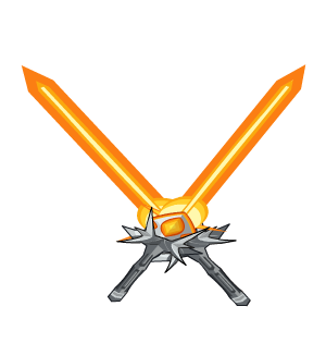 Reversed Orange Starsword Backblades