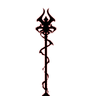 Darkened Shadowmage Staff