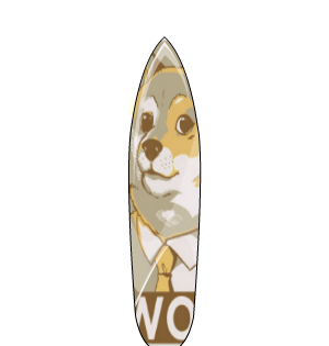 Doge Surfboard #4