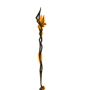 Orange Pumpy Staff