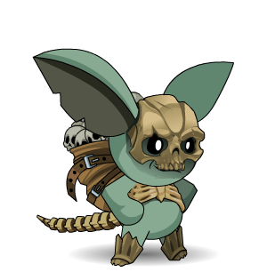 Skulled Quibble Bank Pet