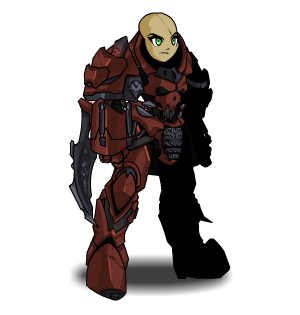 Cybernetic Space Marine male