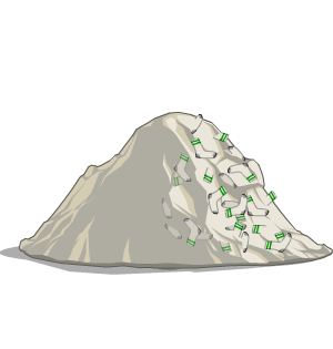 GIANT Mountain of Socks