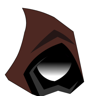 Darkened Necromancer Hood
