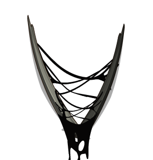 CryptKeeper Bone Web Cape