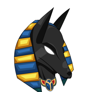 Golden Anubis Headdress