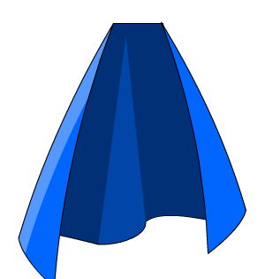 Blue Flag Cloak