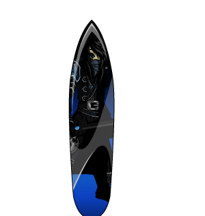 Alpha's Surfboard