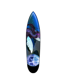 Faerie Dragon Surfboard