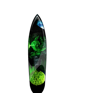 Slime Dragon Surfboard