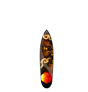 Fire Dragon Surfboard