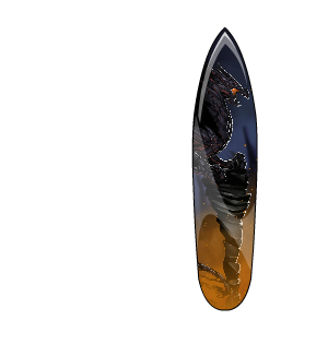 Shadow Dragon Surfboard