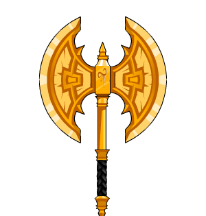 Artix's Golden Paladin Axe