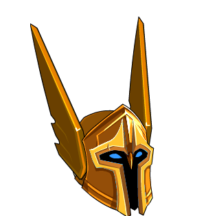 Artix's Golden Paladin Helm
