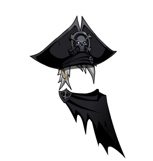 Cursed Legion Tricorn and Scarf