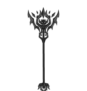 Dark Evolved Hex Staff