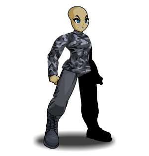 Desaturated Paintball Uniform male