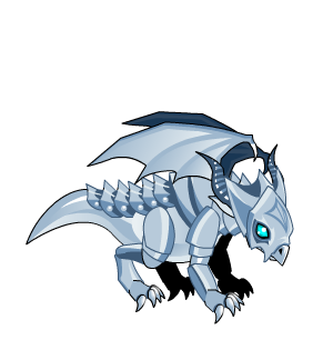 Platinum Armored Platinum Dragon