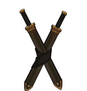 Frostborne Crossed Blades