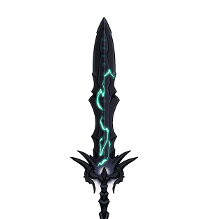 Ebony VoidCaster Lightning Blade