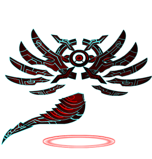 CC Neon Bahamut Wing and Tail