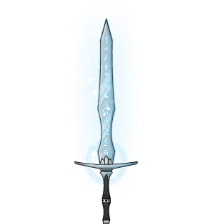 Frozen Rune Straightsword